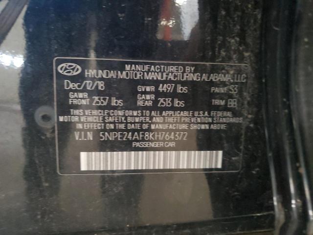 2019 HYUNDAI SONATA SE #3303890748