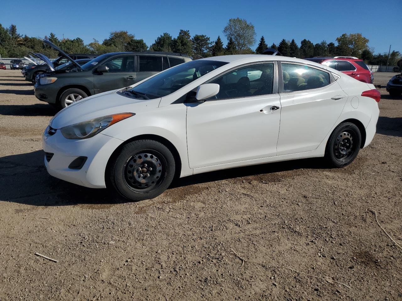 Lot #3296408649 2012 HYUNDAI ELANTRA GL