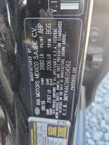 2017 KIA FORTE LX - 3KPFK4A7XHE054562