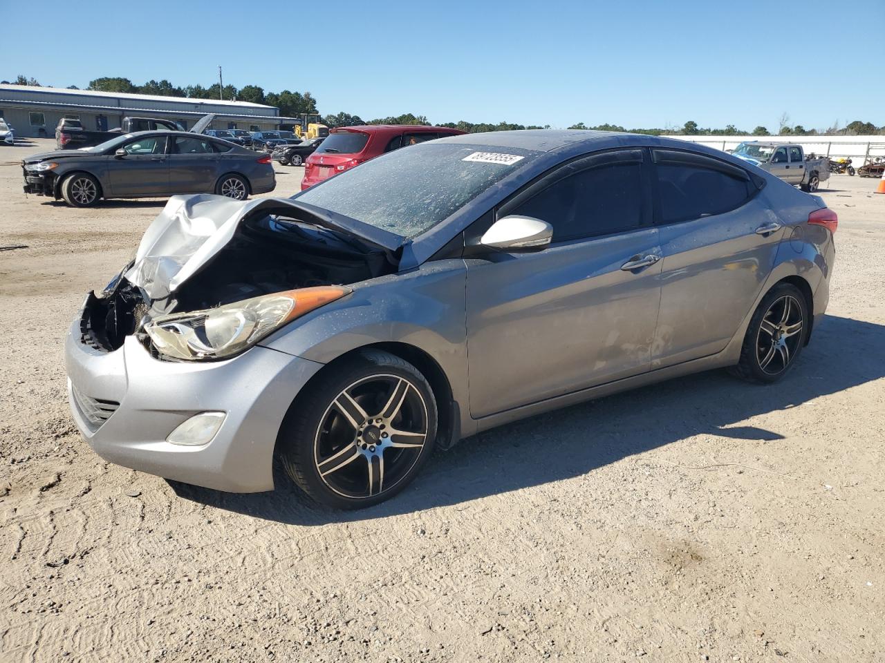 Lot #3284697343 2012 HYUNDAI ELANTRA GL
