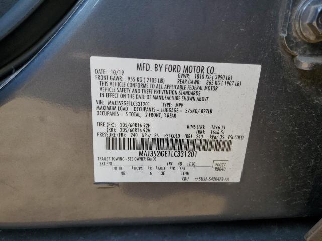 2020 FORD ECOSPORT SE - MAJ3S2GE1LC331201