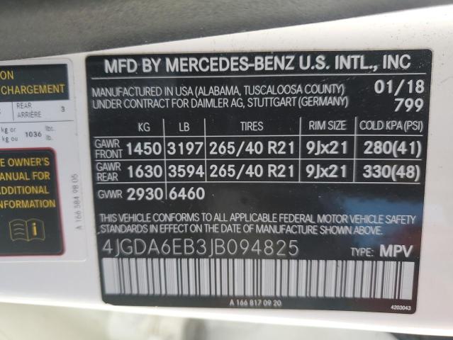 2018 MERCEDES-BENZ GLE 43 AMG 4JGDA6EB3JB094825