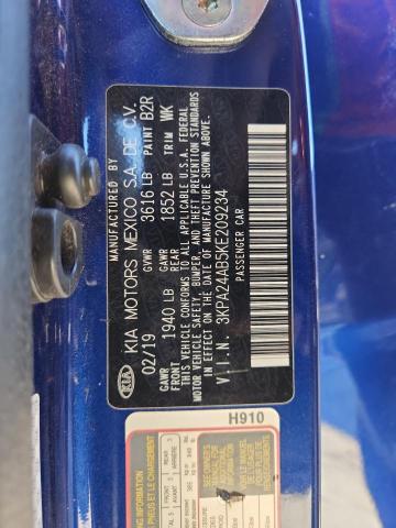 2019 KIA RIO S 3KPA24AB5KE209234