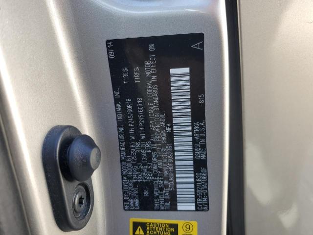 2015 TOYOTA HIGHLANDER - 5TDJKRFH0FS092961