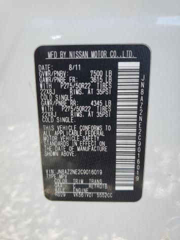 2012 INFINITI QX56 - JN8AZ2NE2C9016019