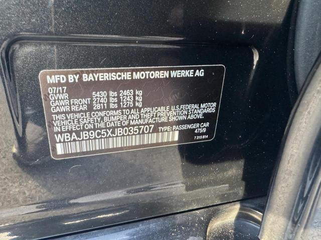 2018 BMW M550XI WBAJB9C5XJB035707