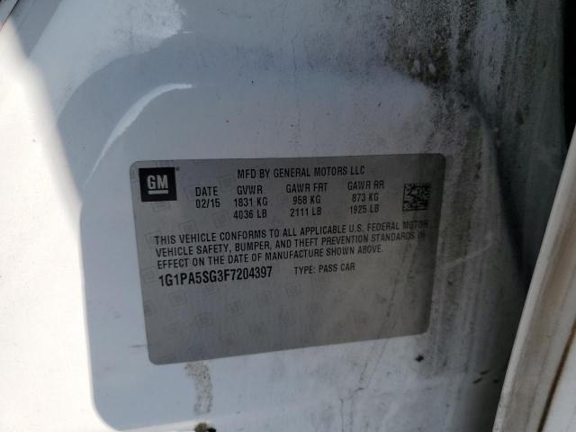 2015 CHEVROLET CRUZE LS - 1G1PA5SG3F7204397