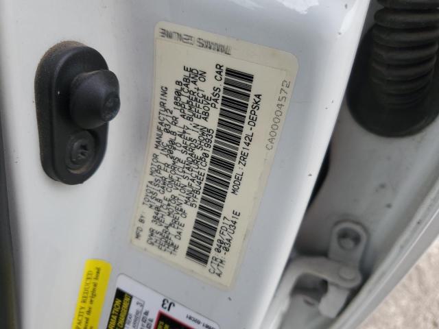 2012 TOYOTA COROLLA BA - 5YFBU4EE1CP019935