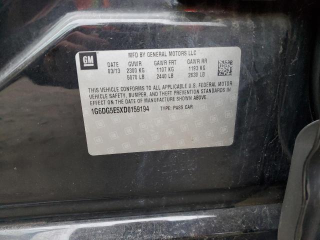 2013 CADILLAC CTS LUXURY - 1G6DG5E5XD0159194