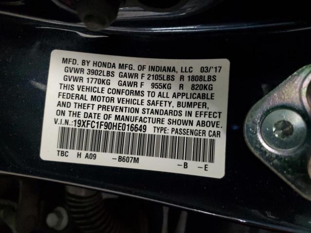 2017 HONDA CIVIC TOUR 19XFC1F90HE016649