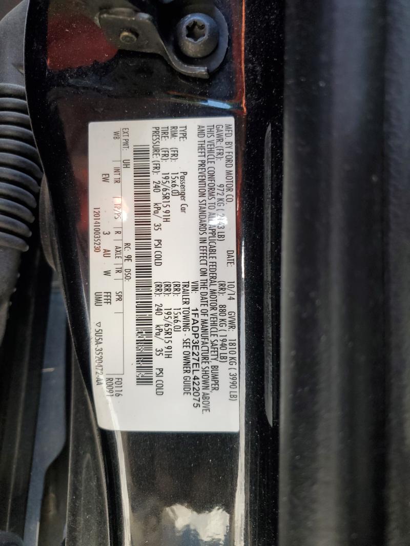 2014 FORD FOCUS S - 1FADP3E27EL422075