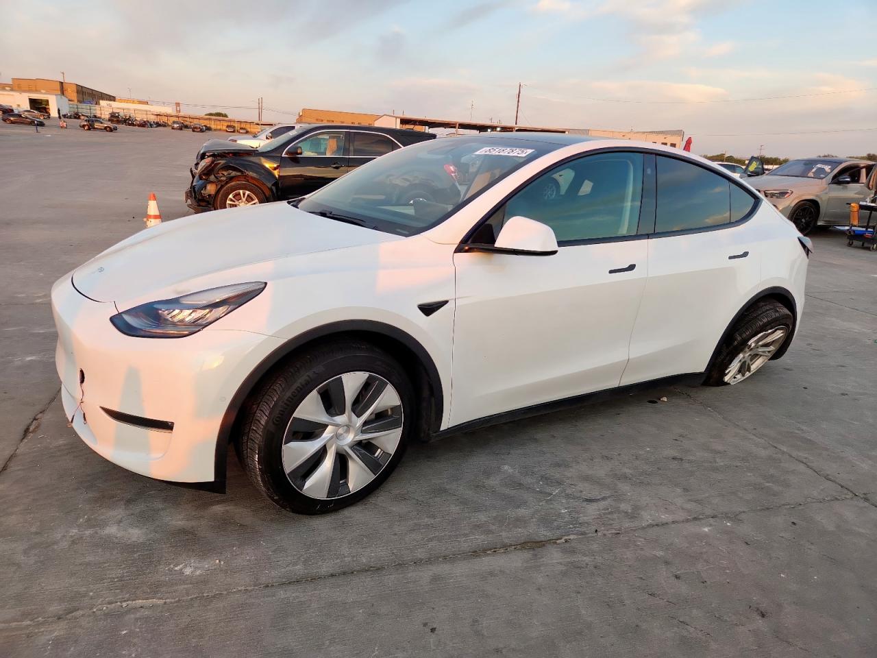Lot #3305610724 2021 TESLA MODEL Y