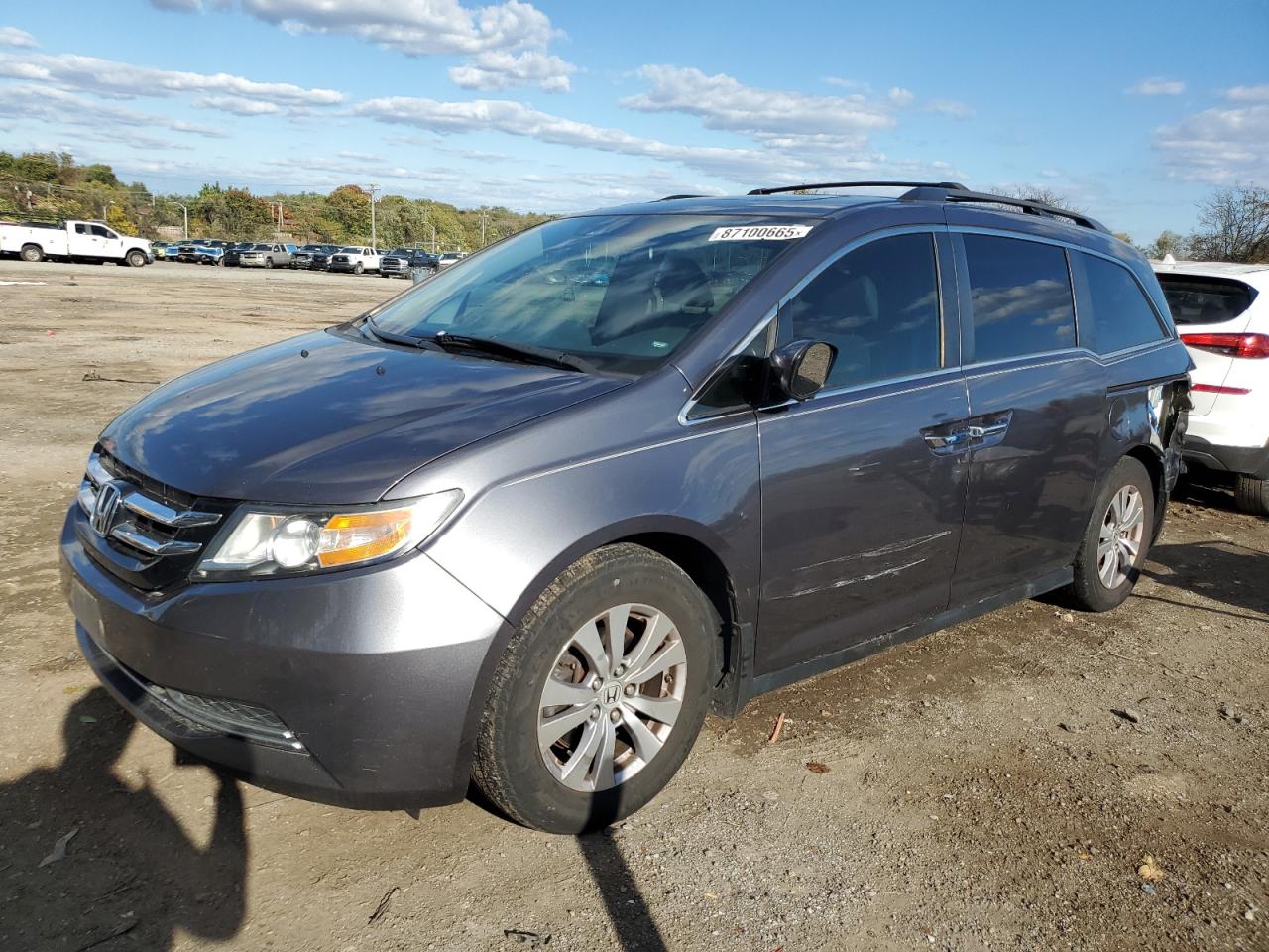 Lot #3302910090 2017 HONDA ODYSSEY EX