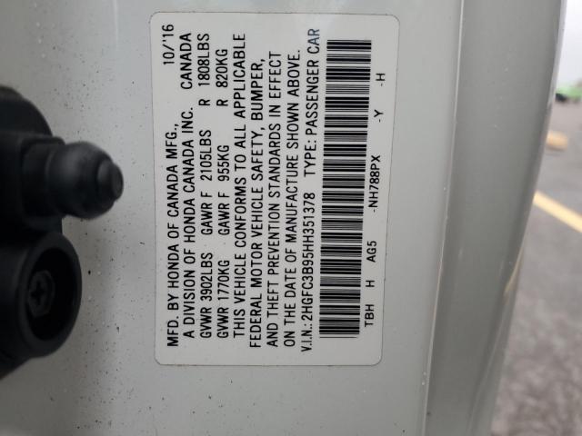 2017 HONDA CIVIC TOUR 2HGFC3B95HH351378