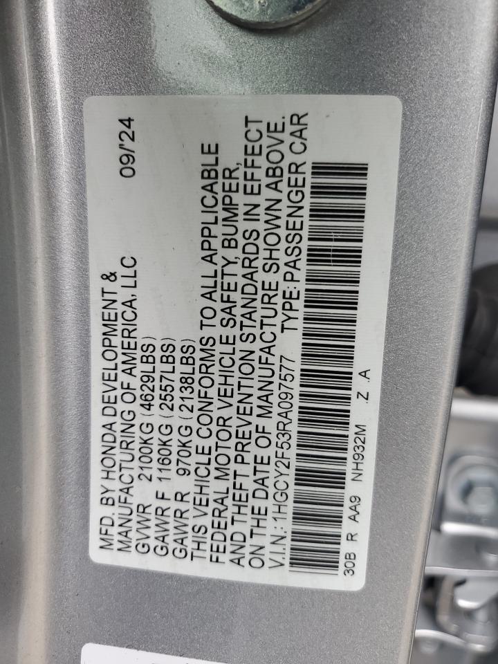 HONDA ACCORD HYBRID SPORT