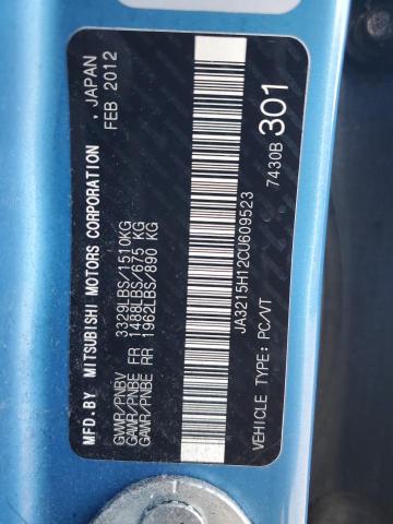 2012 MITSUBISHI I MIEV ES - JA3215H12CU609523