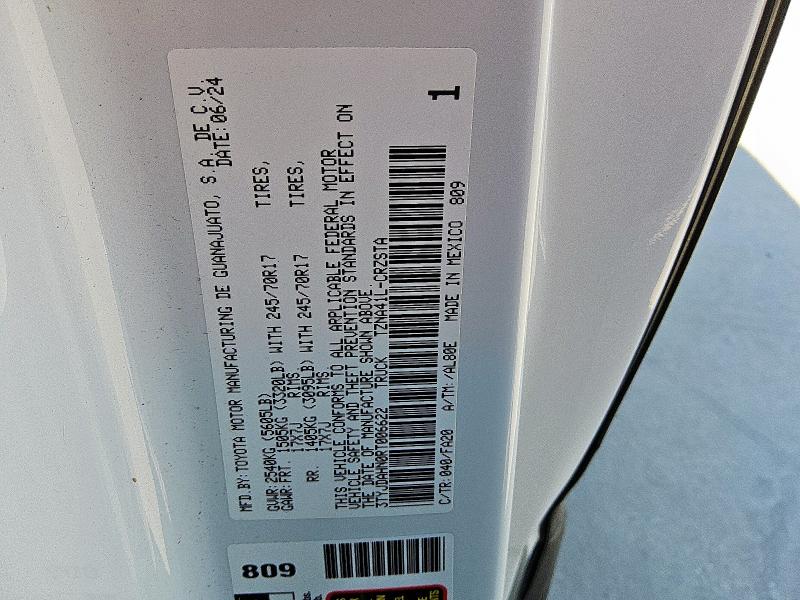 2024 TOYOTA TACOMA XTRACAB - 3TYJDAHN0RT006622