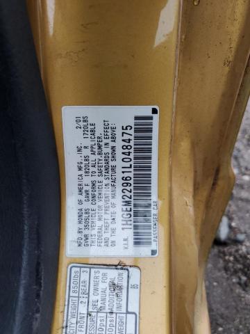 2001 HONDA CIVIC SI #3315845155