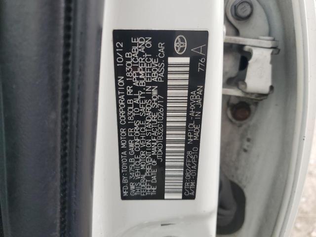 2012 TOYOTA PRIUS C #3301604643