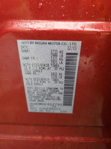 2016 NISSAN PATHFINDER S #3279572251