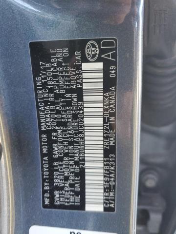 2018 TOYOTA COROLLA L #3301846367