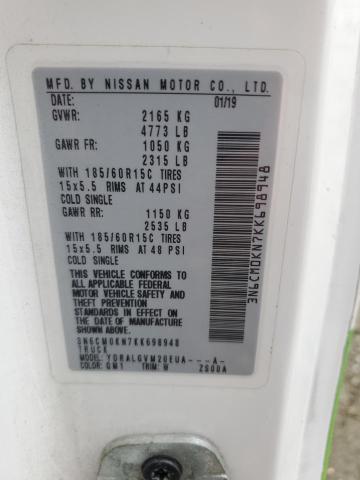 2019 NISSAN NV200 2.5S #3297945784