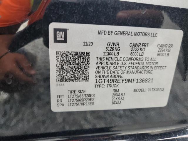 2021 GMC SIERRA K25 1GT49REY9MF136821