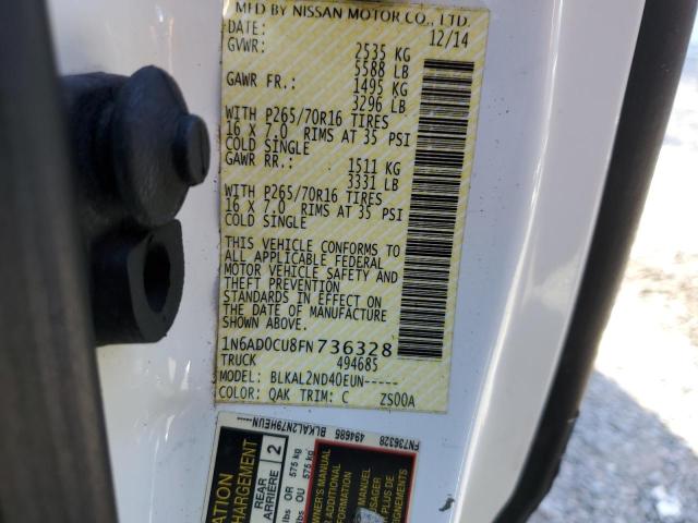 2015 NISSAN FRONTIER S #3261944516