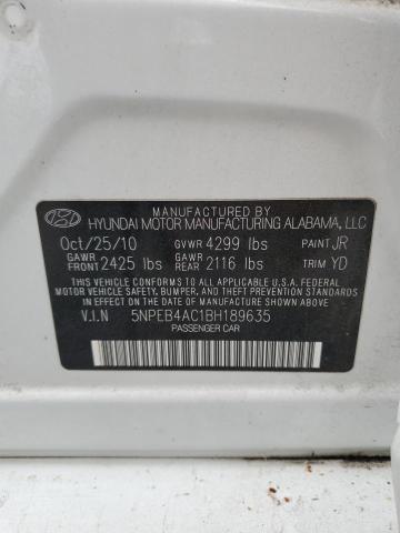 2011 HYUNDAI SONATA GLS #3317026122