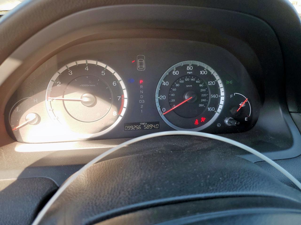 Lot #3296333417 2009 HONDA ACCORD EXL