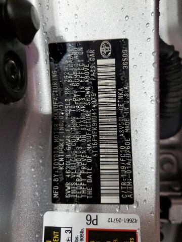 2017 TOYOTA CAMRY LE #3283989811