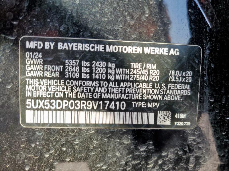 2024 BMW X3 XDRIVE3 #3291551920
