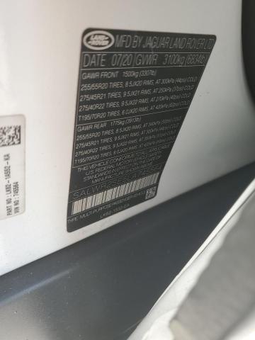 2020 LAND ROVER RANGE ROVE #3298060152