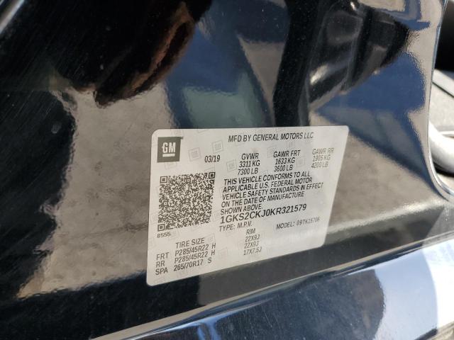 2019 GMC YUKON DENALI 1GKS2CKJ0KR321579