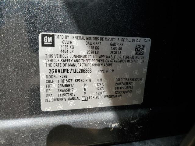 2018 GMC TERRAIN SL 3GKALMEV1JL206363