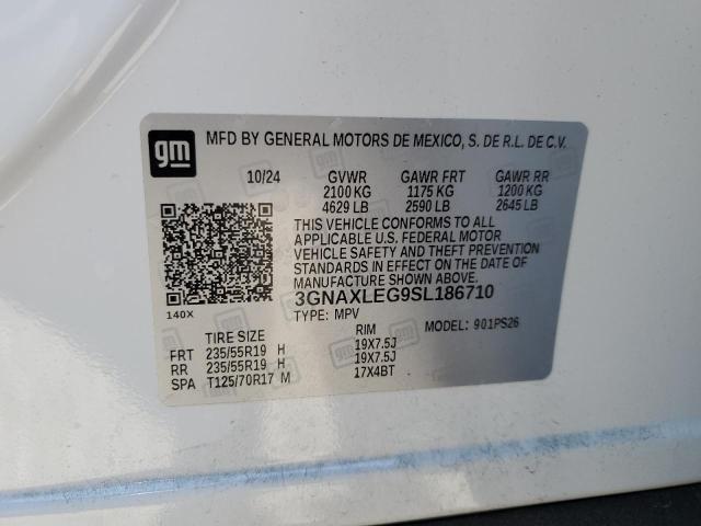 2025 CHEVROLET EQUINOX RS - 3GNAXLEG9SL186710
