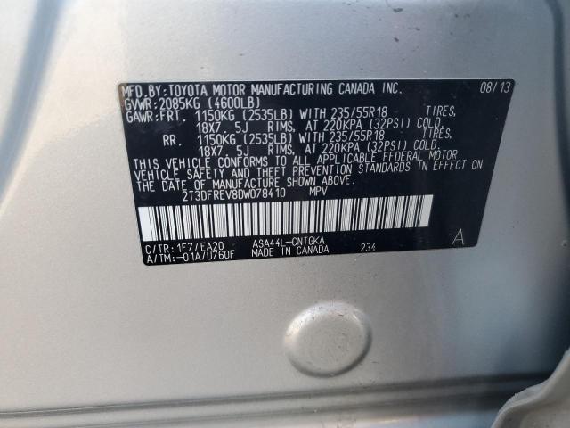 2013 TOYOTA RAV4 LIMIT - 2T3DFREV8DW078410