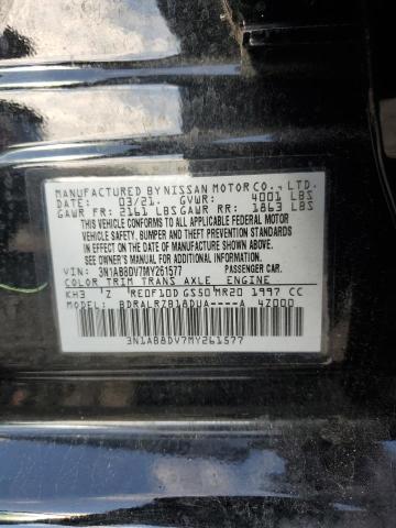 2021 NISSAN SENTRA SR - 3N1AB8DV7MY261577