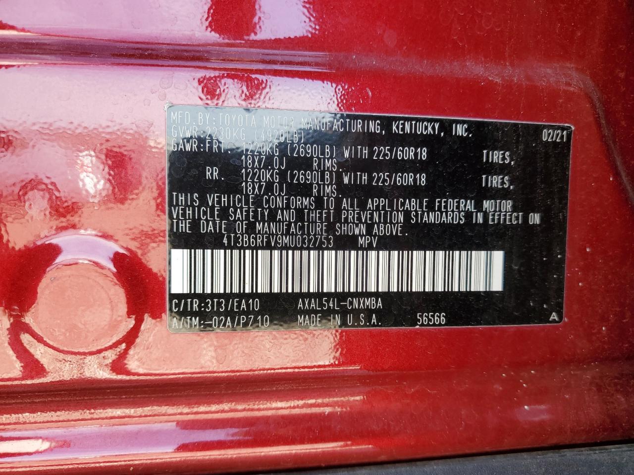 TOYOTA RAV4 XLE PREMIUM