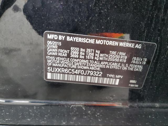 2015 BMW X5 XDRIVE5 - 5UXKR6C54F0J79322