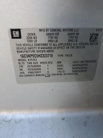 2017 CHEVROLET SILVERADO #3285012925