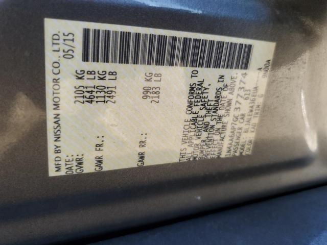 2016 NISSAN MAXIMA 3.5S - 1N4AA6AP7GC377374