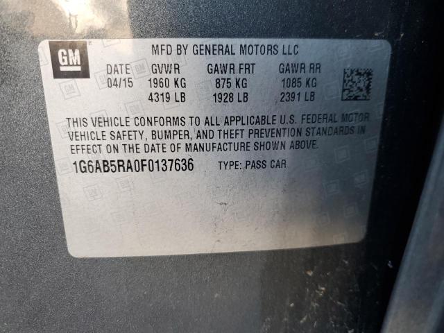 2015 CADILLAC ATS LUXURY #3281478982