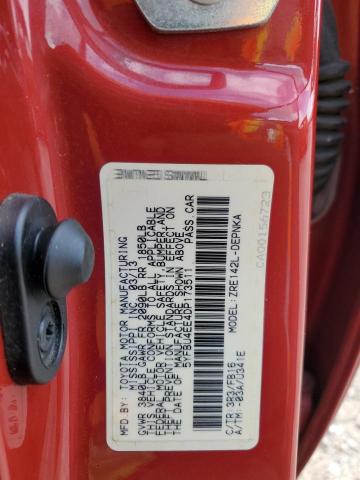 2013 TOYOTA COROLLA BA - 5YFBU4EE4DP173511