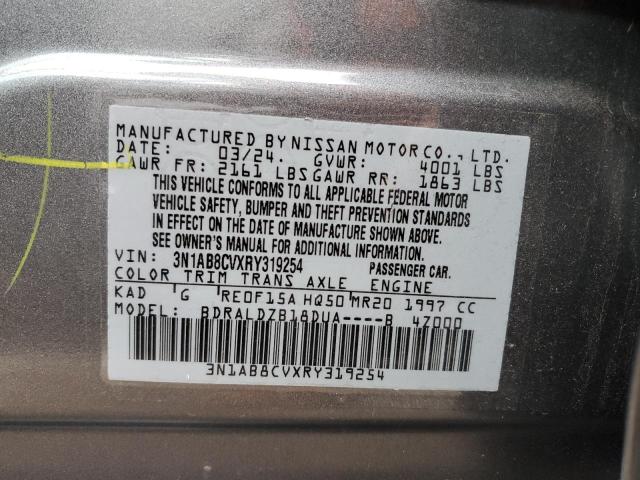 2024 NISSAN SENTRA SV 3N1AB8CVXRY319254