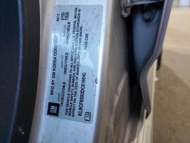 2013 CHEVROLET SPARK 2LT - KL8CF6S93DC616640