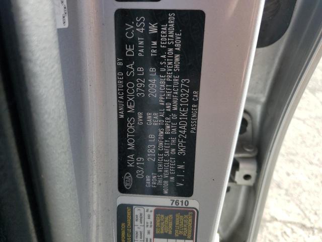 2019 KIA FORTE FE - 3KPF24AD1KE103273