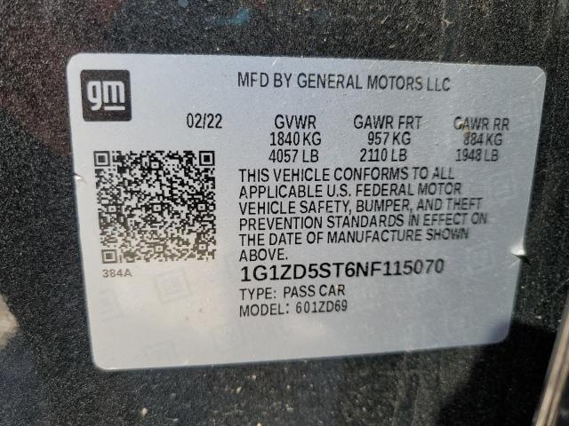 2022 CHEVROLET MALIBU LT #3291429135