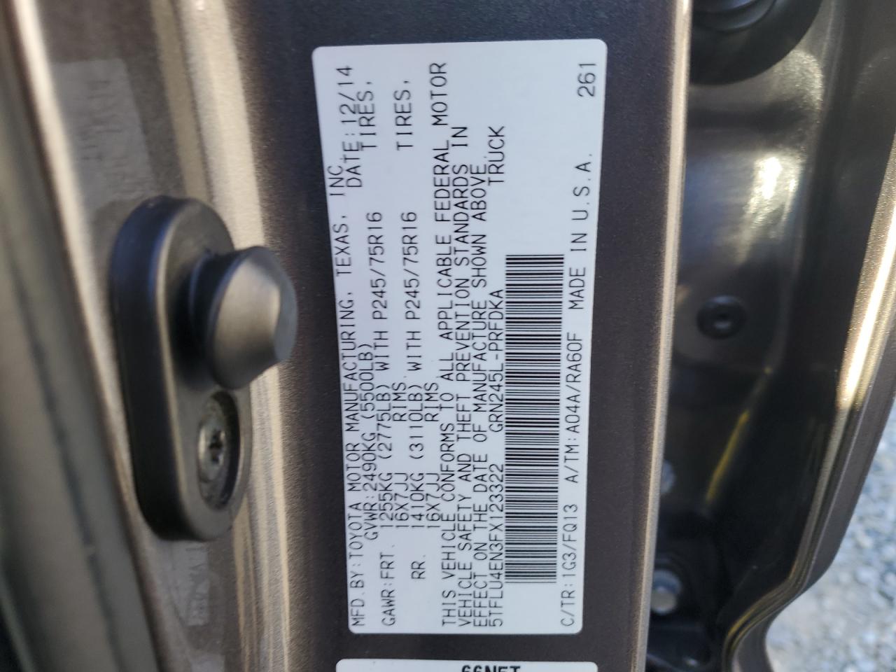 TOYOTA TACOMA DOUBLE CAB