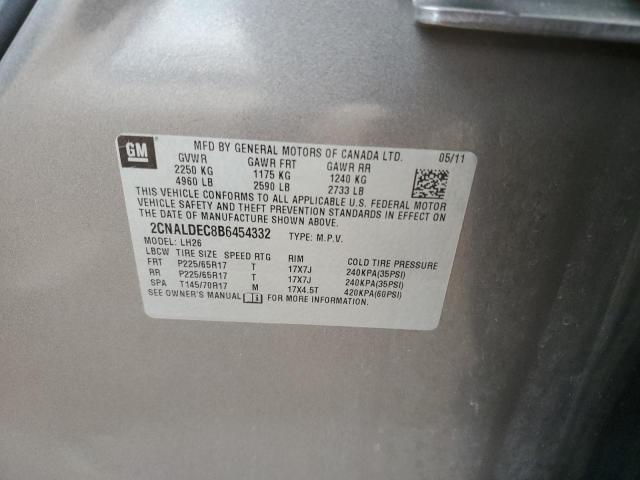 2011 CHEVROLET EQUINOX LT #3297259408